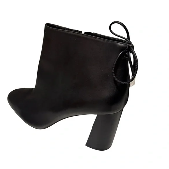 Black TINCTAMATONA CONCENTE Leather Ankle Boots new in the box - Picture 10 of 12